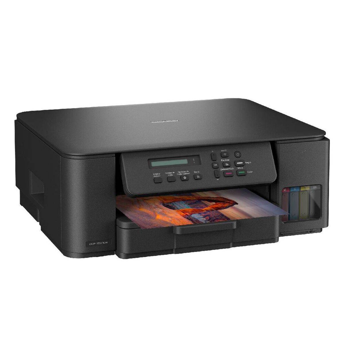 BROTHER - Impresora Multifuncional Brother Tank Tinta DCP-T530DW Wifi Duplex