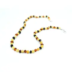 GENERICO - Collar para Adulto de Ámbar Báltico Certficado Multicolor
