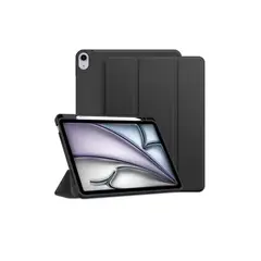 GENERICO - Funda Smart Cover Con Ranura Para iPad Air 13 M2 2024 Negro