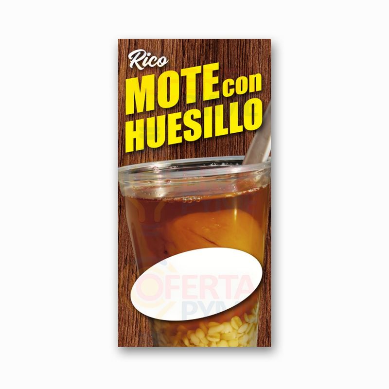 GENERICO - Pendón Publicitario colgante Mote con Huesillo M3