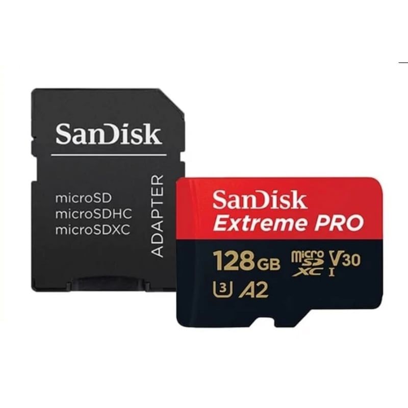 SANDISK - Micro Sd Sandisk Extreme PRO 128GB 200M Lectura  Adaptador