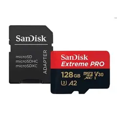 SANDISK - Micro Sd Extreme PRO 128GB 200M Lectura Adaptador