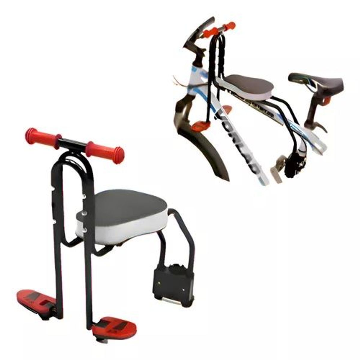 GENERICO - Silla Delantera Genérica Para Niños En Bicicleta Plástica