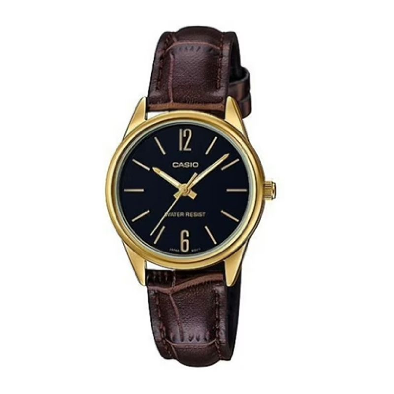 CASIO - RELOJ CASIO M ANALOGO CUERO LTP-V005GL-1B CASIO