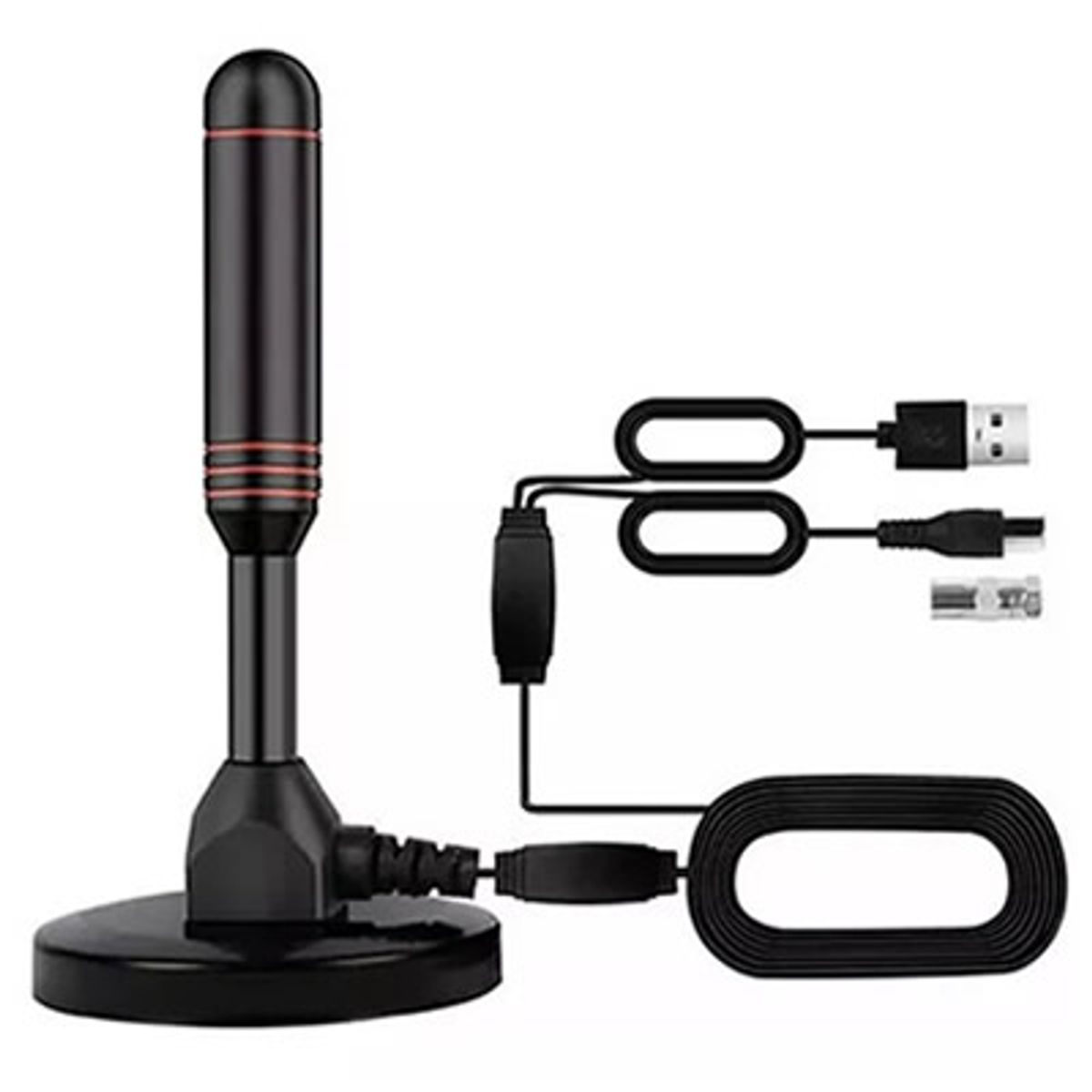 GENERICO - Antena Tv Digital Hd Abierta Interior Exterior Amplificador