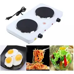 GENERICO - Cocinilla Encimera Eléctrica  Blanca 220v
