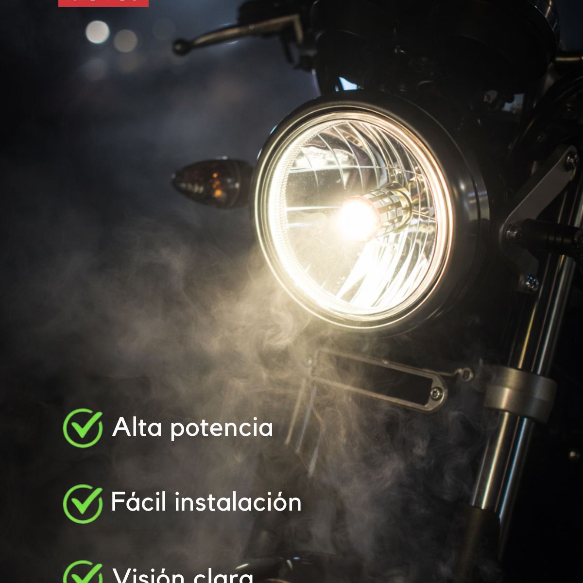 OEM - Ampolleta H4 LED Moto Dual Color 20W 12V / 24