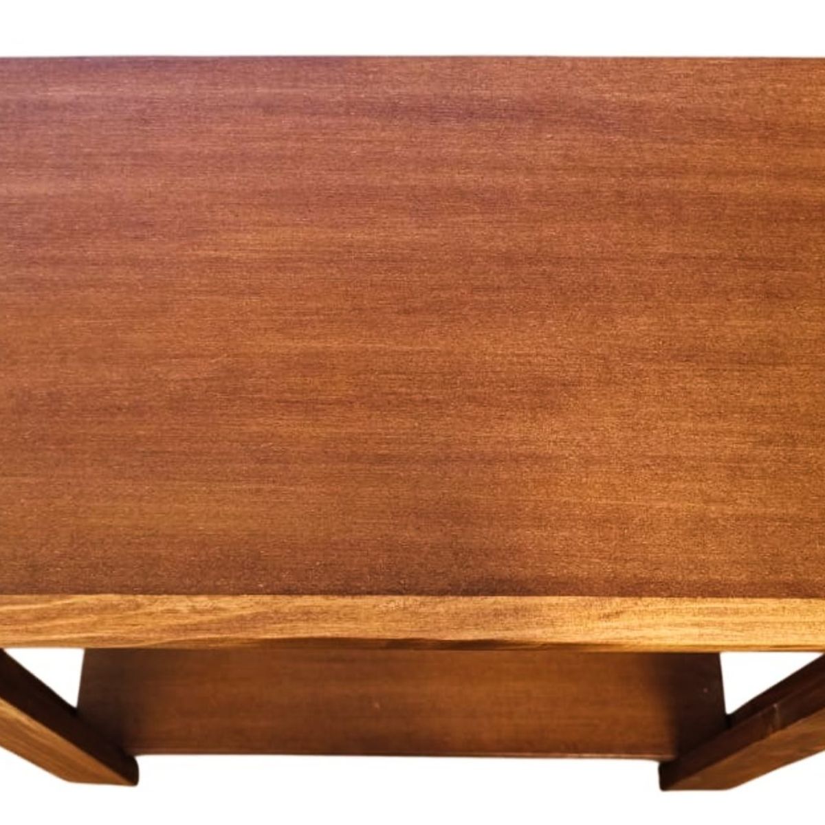 MARFELD MUEBLES - MESA DE ARRIMO CAFE CON GRABADO DE RESINA ESPIGA