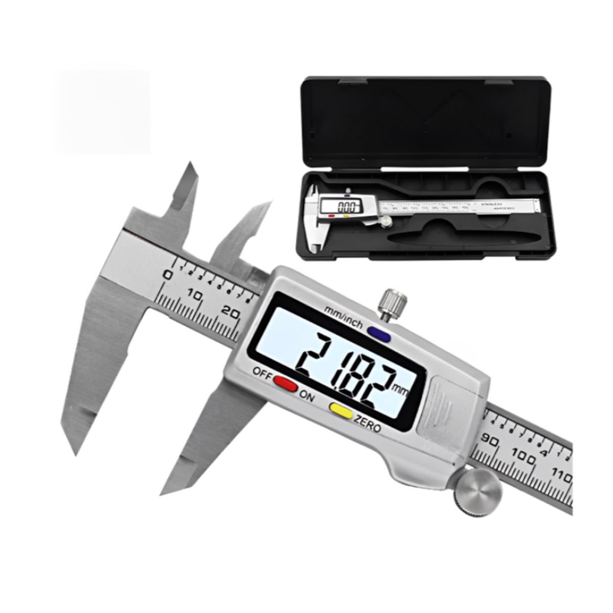 GENERICO - Pie De Metro Digital Profesional 0-150mm Con Estuche