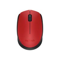 M170 Mouse Inalámbrico 3 botones, 2.4 GHz, Color Rojo