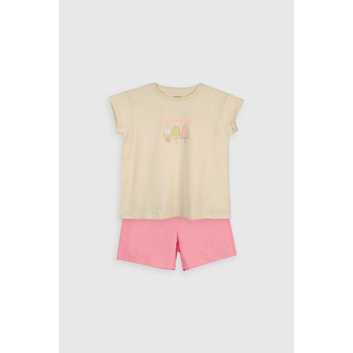 COLLOKY - Pijama Niña Beige 56106 Colloky