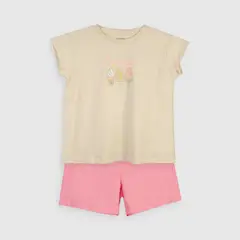 COLLOKY - Pijama Niña Beige 56106