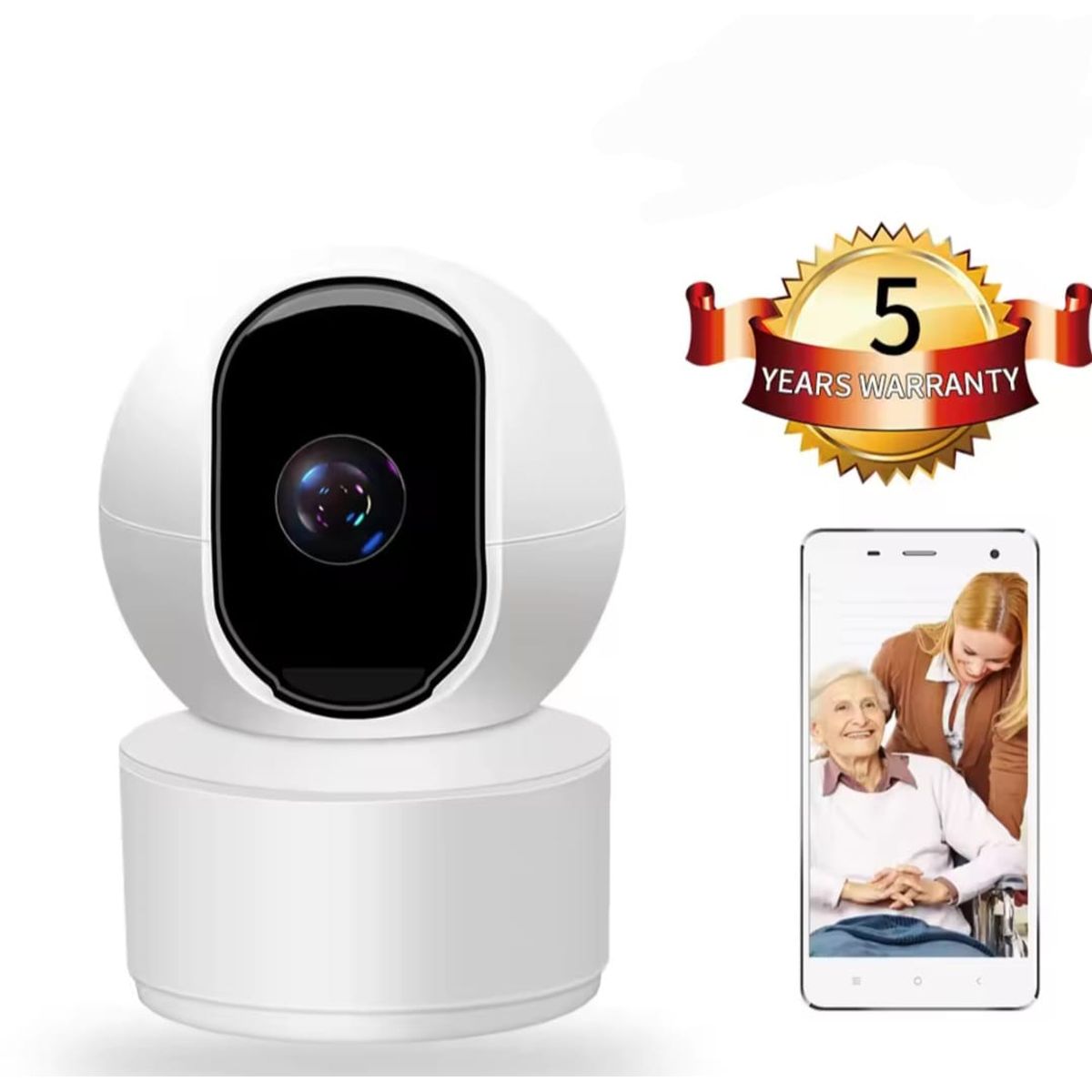 GENERICO - Cámara WiFi 24GHz seguimiento 360° detección de personas micro sd