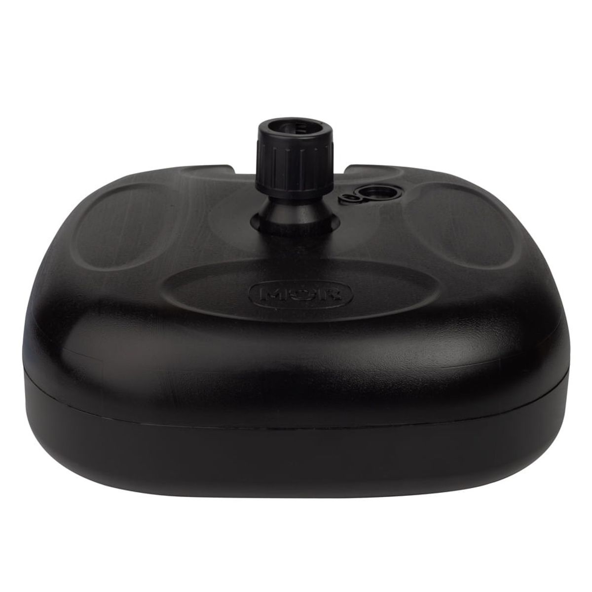 GENERICO - Base paragua quitasol Plastica negra Mor