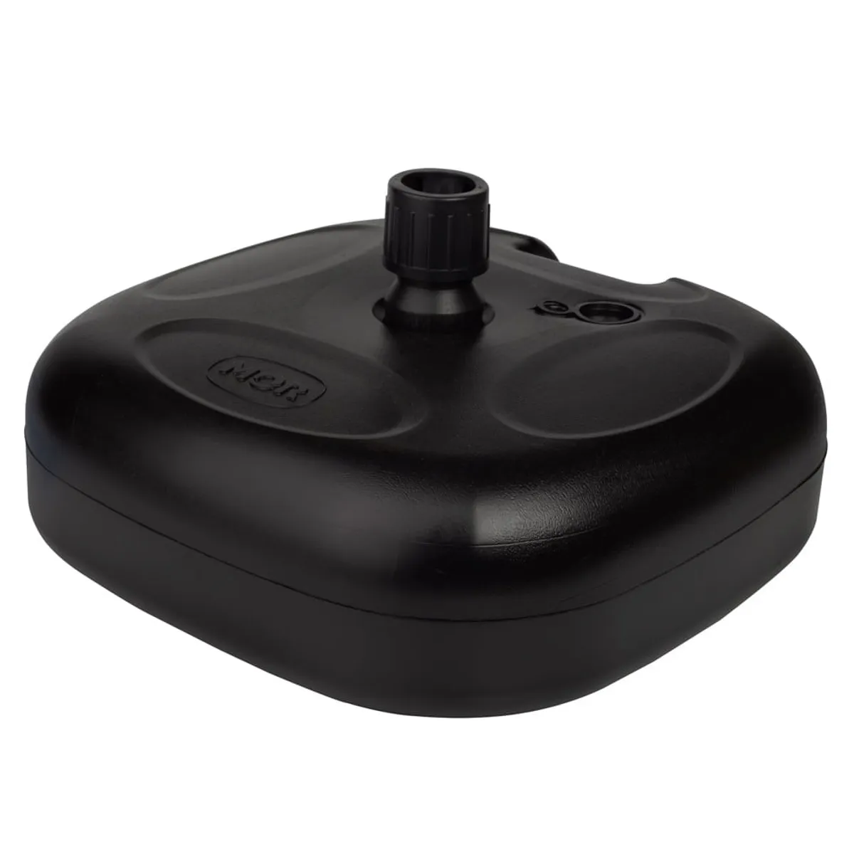 GENERICO - Base paragua quitasol Plastica negra Mor