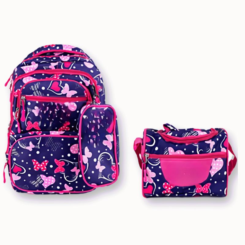 UTILISIMO - Pack Mochila Lonchera Y Estuche 45CM Juvenil Y Escolar