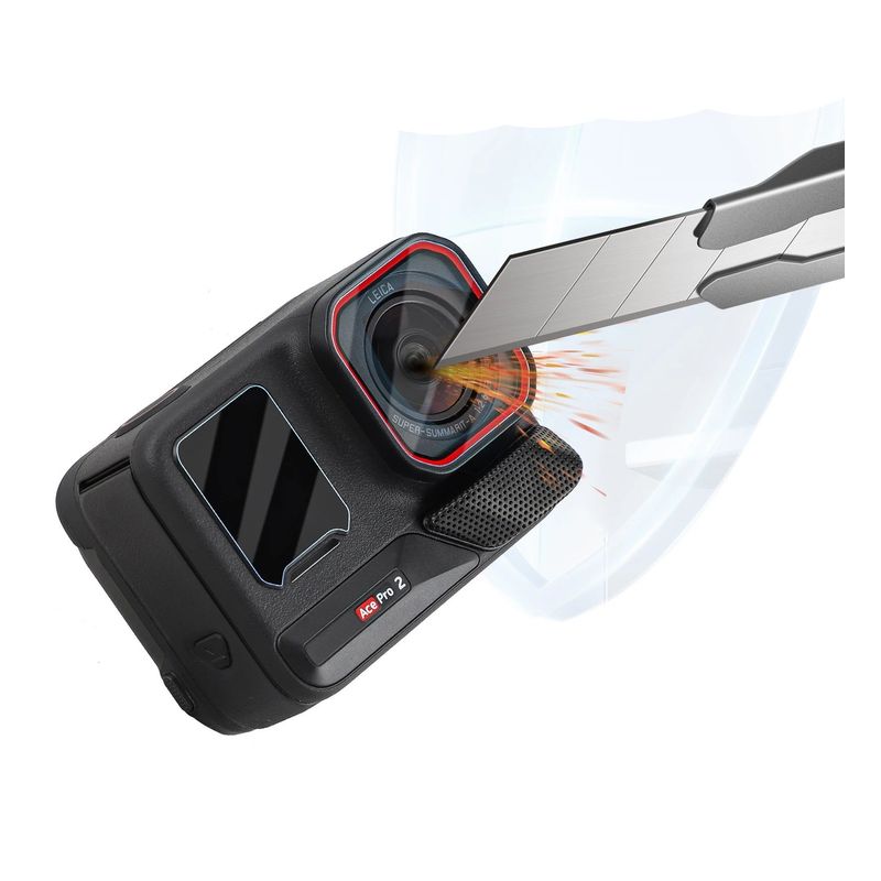 TELESIN - Lamina de Vidrio Templado para Insta360 Ace Pro 2 - Telesin