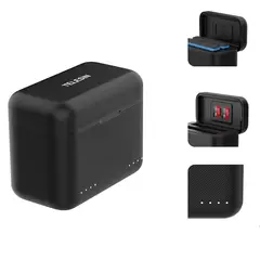 TELESIN - Cargador Doble Rápido para Insta360 X3 Energía Sin Límites
