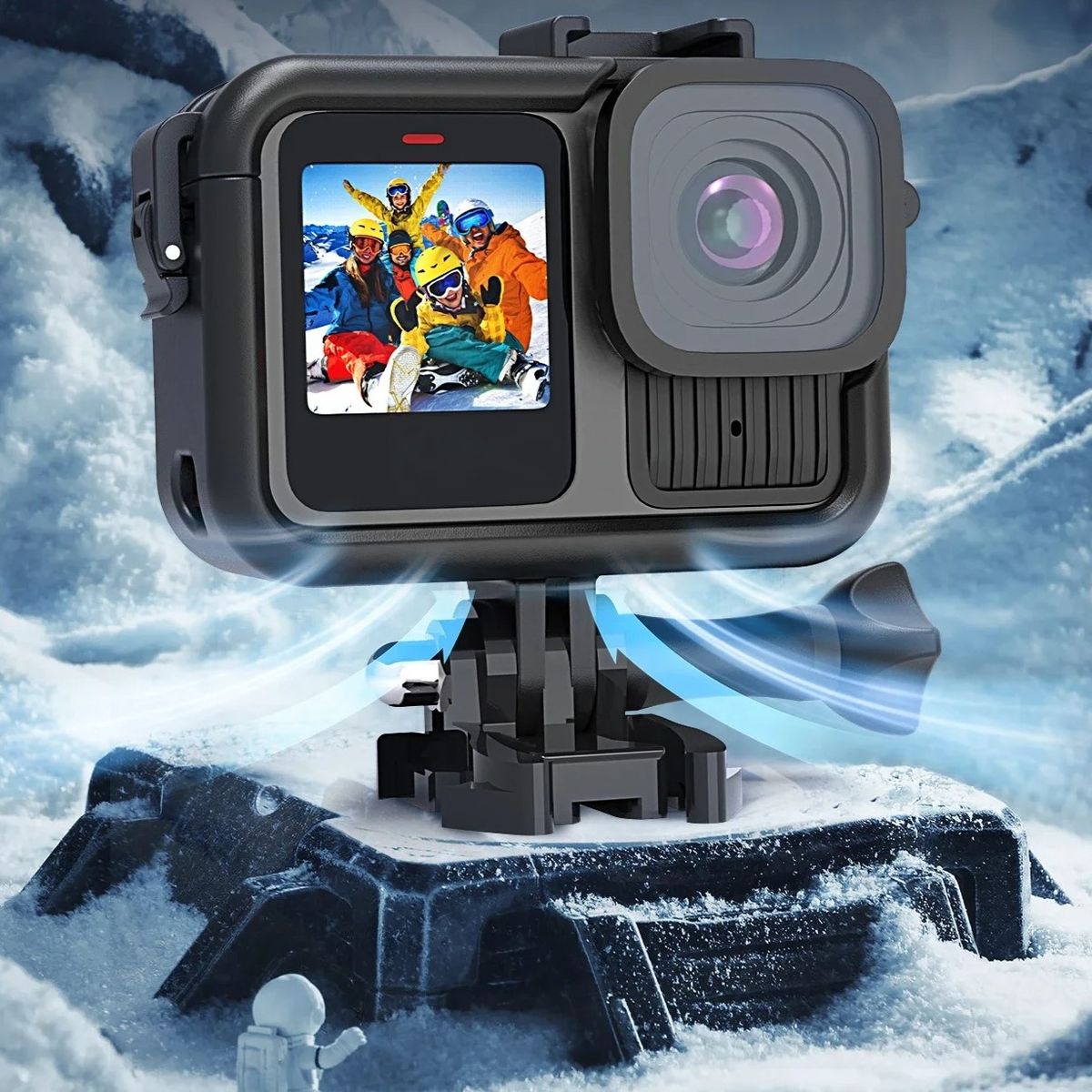 TELESIN - Carcasa o Frame para Gopro Hero 13 12 11 10 9 - Telesin