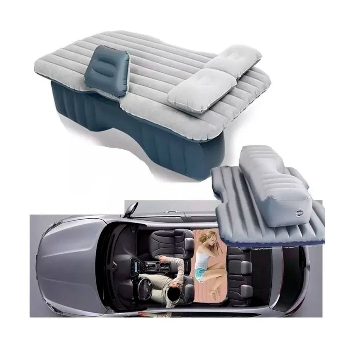 MOVI - COLCHON INFLABLE PARA ASIENTO TRASERO DE AUTO