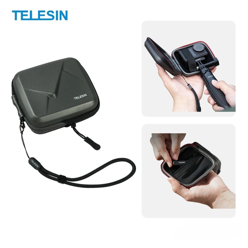 TELESIN - Estuche Portátil para Cámara GoPro DJI Osmo Insta360 y Más