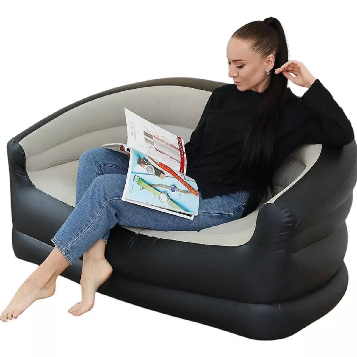GENERICO - Sofa Tumbona Inflable Para La Sala