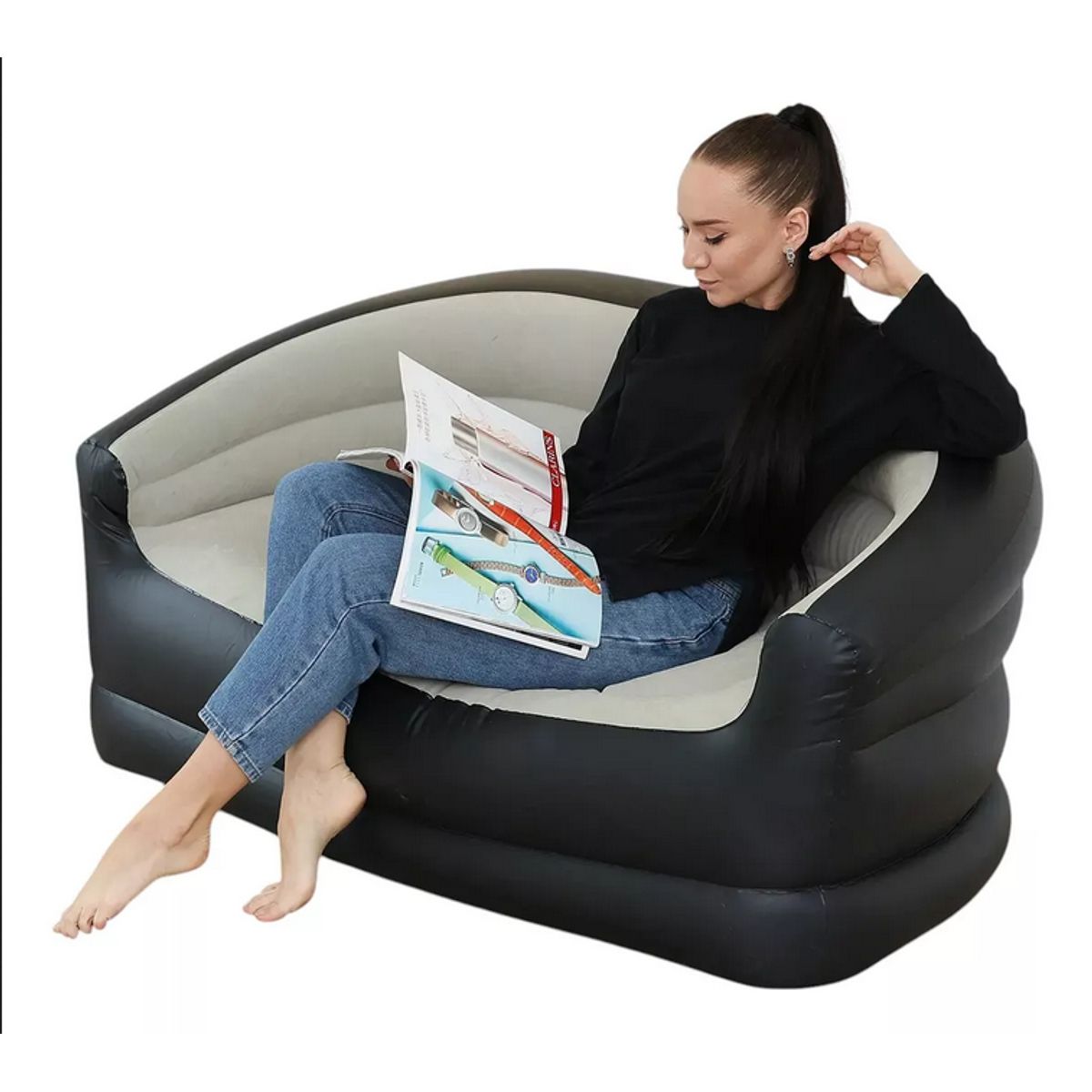 GENERICO - Sofa Tumbona Inflable Para La Sala