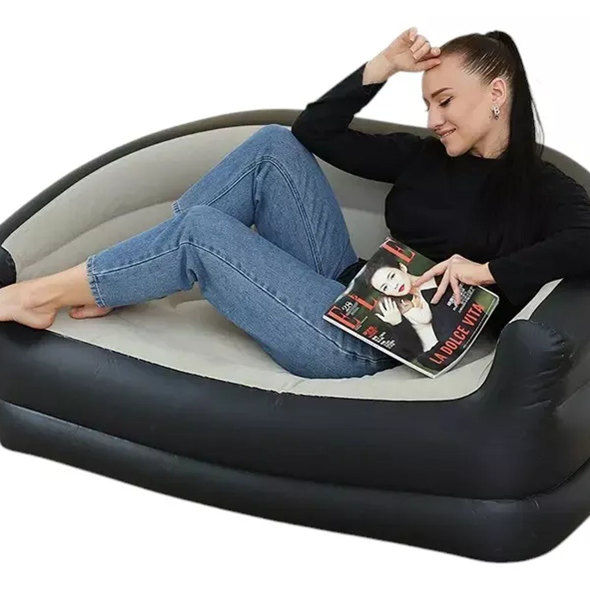 GENERICO - Sofa Tumbona Inflable Para La Sala