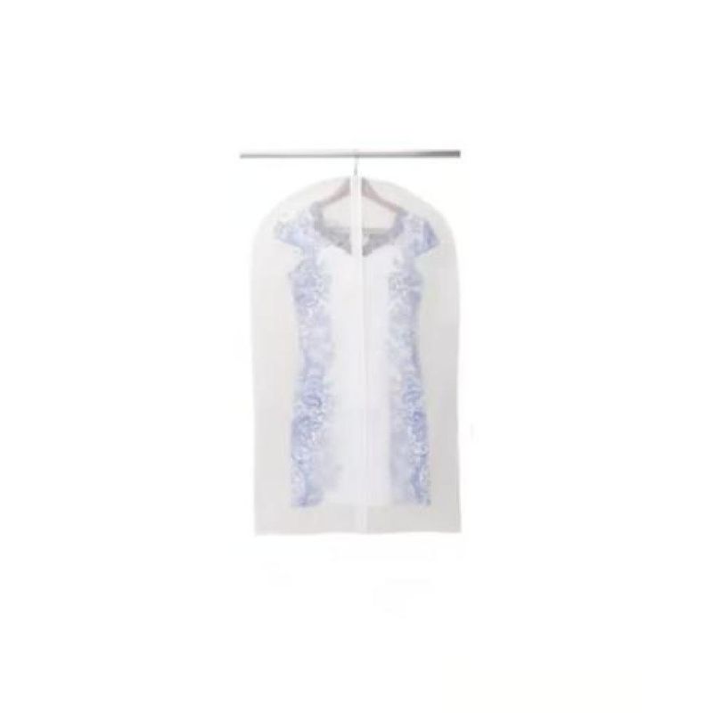 GENERICO - Bolsa colgante para ropa 8 pcs blanca