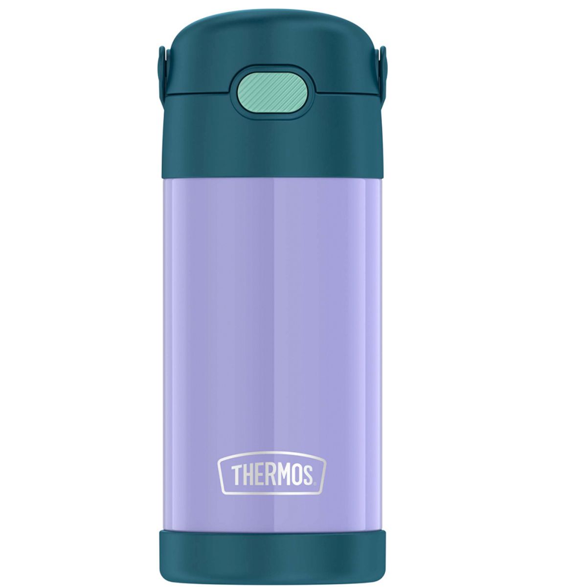THERMOS - Thermos Botella Líquido Bombilla Acero Inoxidable Lila 355ml
