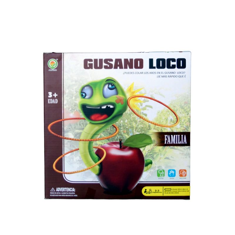 GENERICO - JUEGO GUSANO LOCO JUGUETES PERROT