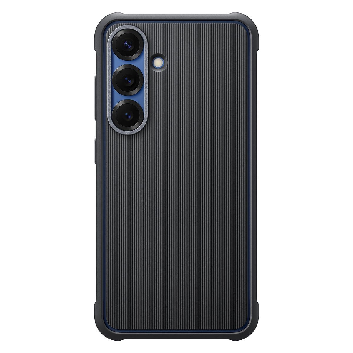 SAMSUNG - Carcasa Rugged Color Negro Galaxy S25