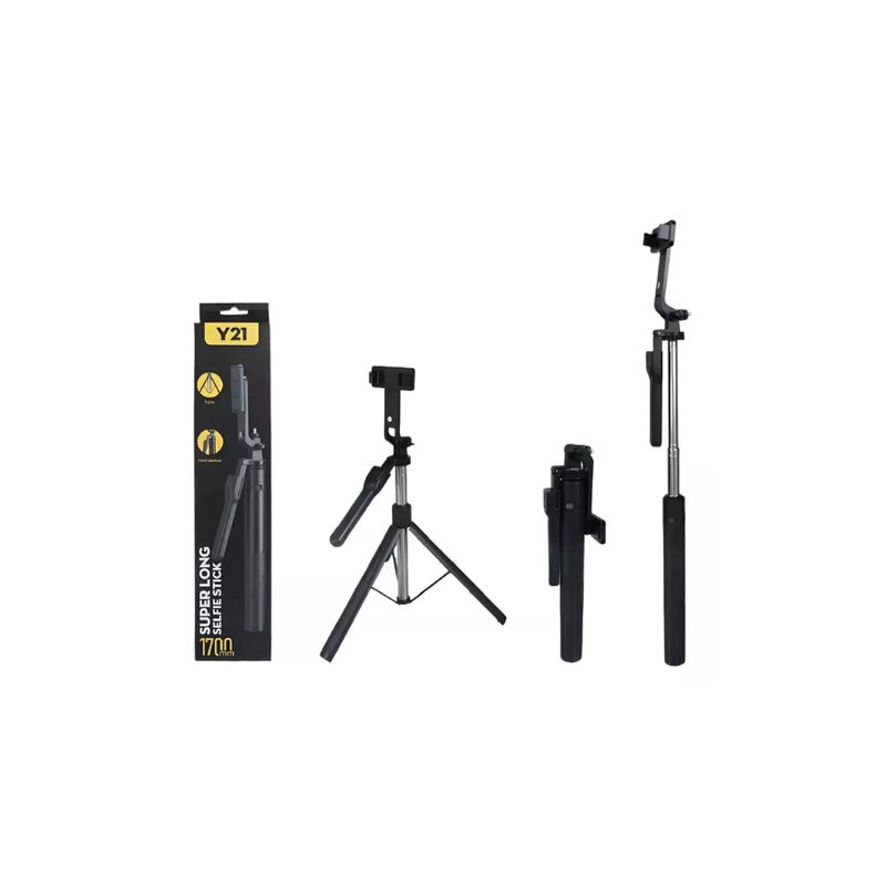 GENERICO - Trípode Con Monopod + Control Mando Bluetooth Palo Selfie