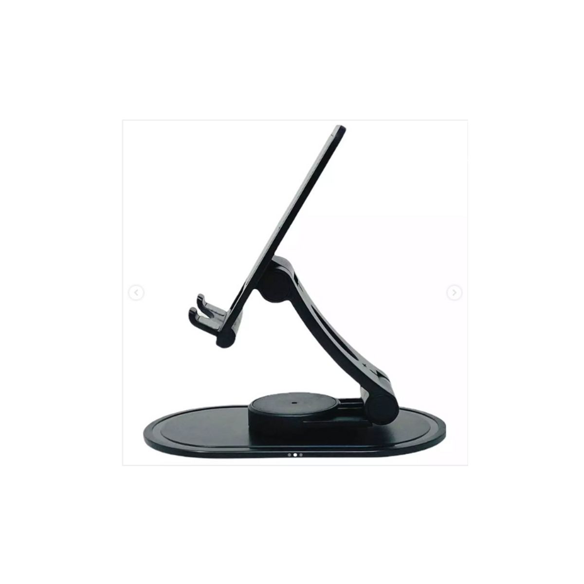 GENERICO - Soporte de telefono tablet escritorio 360 grados plegable negro