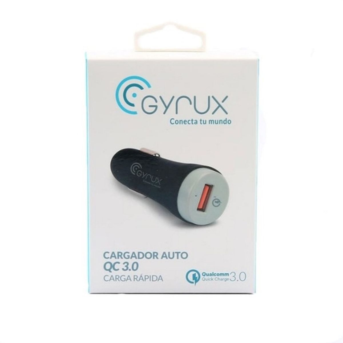 GYRUX - Cargador Rápido de celular para Auto - QC 3.0 - GYRUX