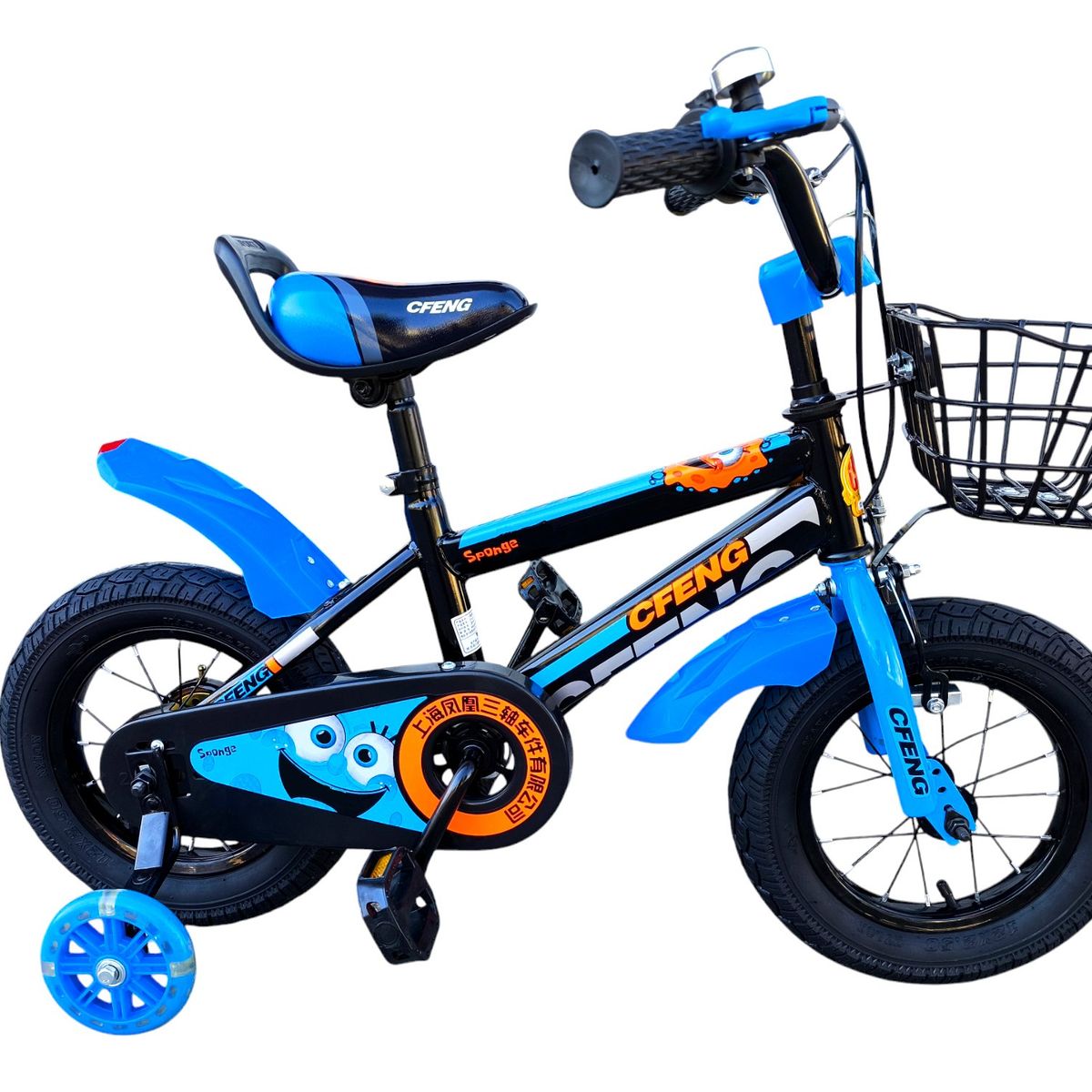 GENERICO - Bicicleta Infantil Aro 12 Cfeng Azul