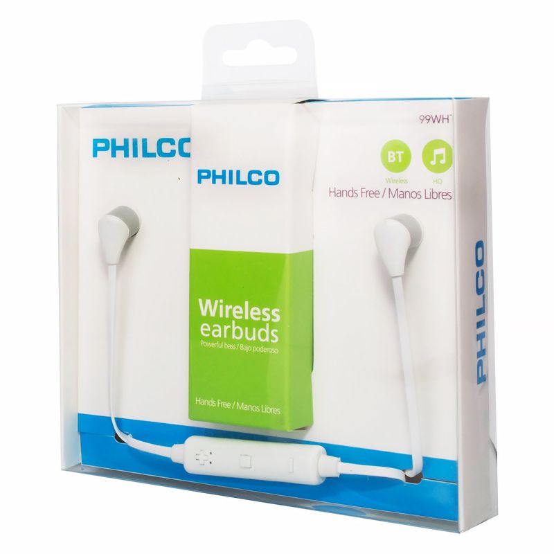 PHILCO - AUDÍFONO BLUETOOTH STEREO BLANCO PHILCO