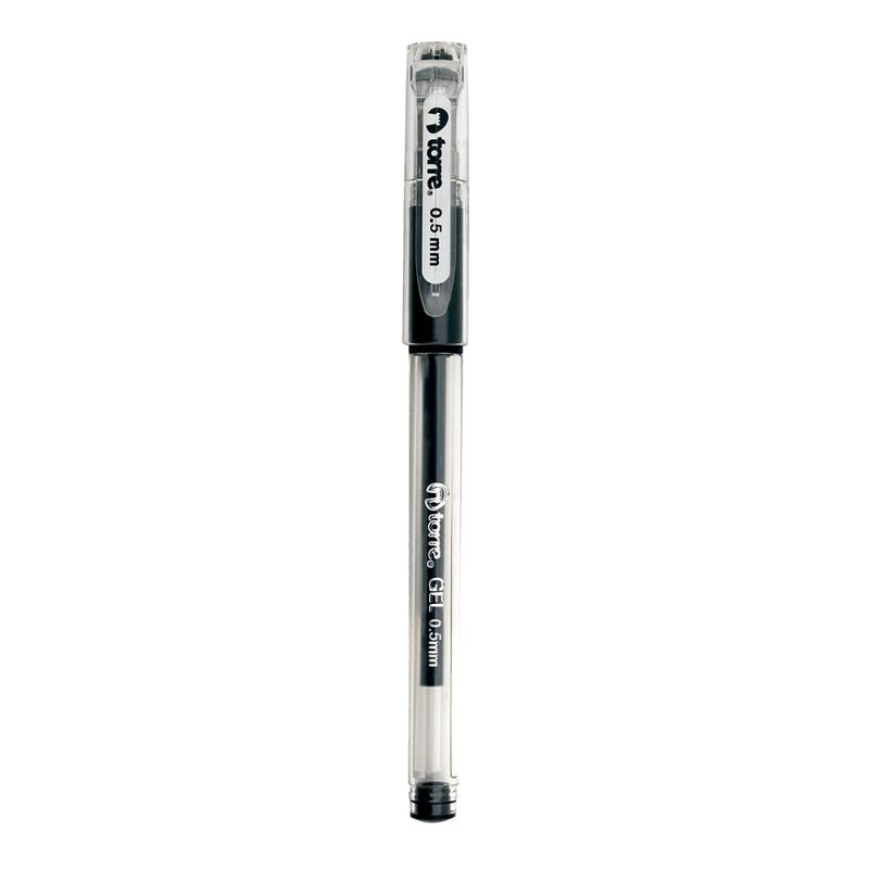 TORRE - Torre Lápiz Gel 0,5mm Negro x12ud