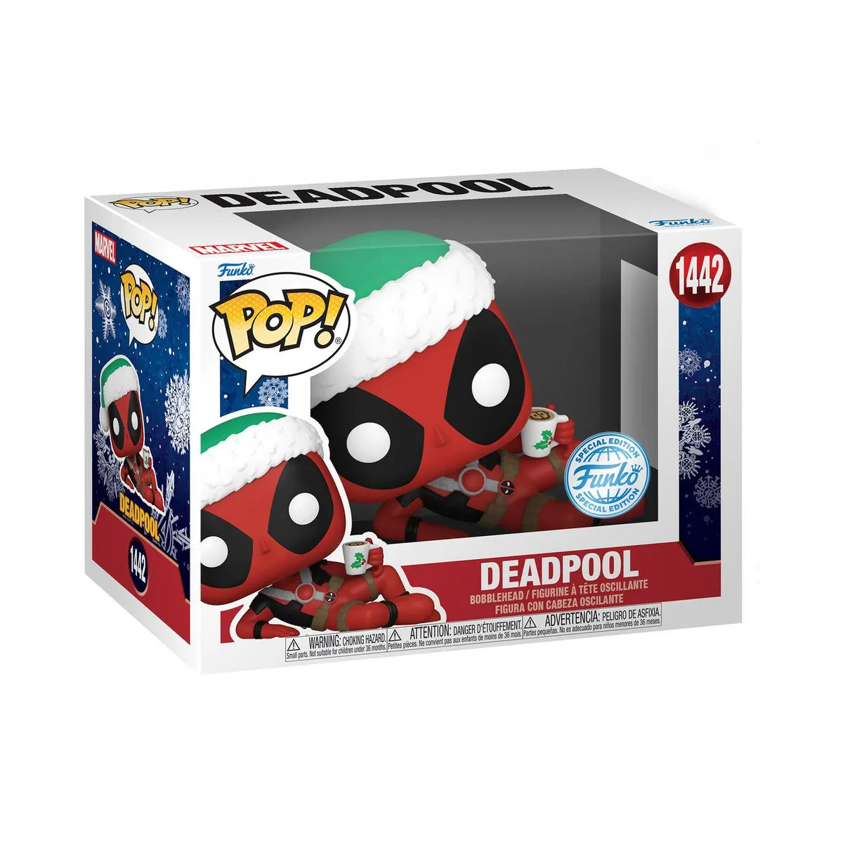 FUNKO - Funko Pop! Deadpool Navideño Marvel #1442