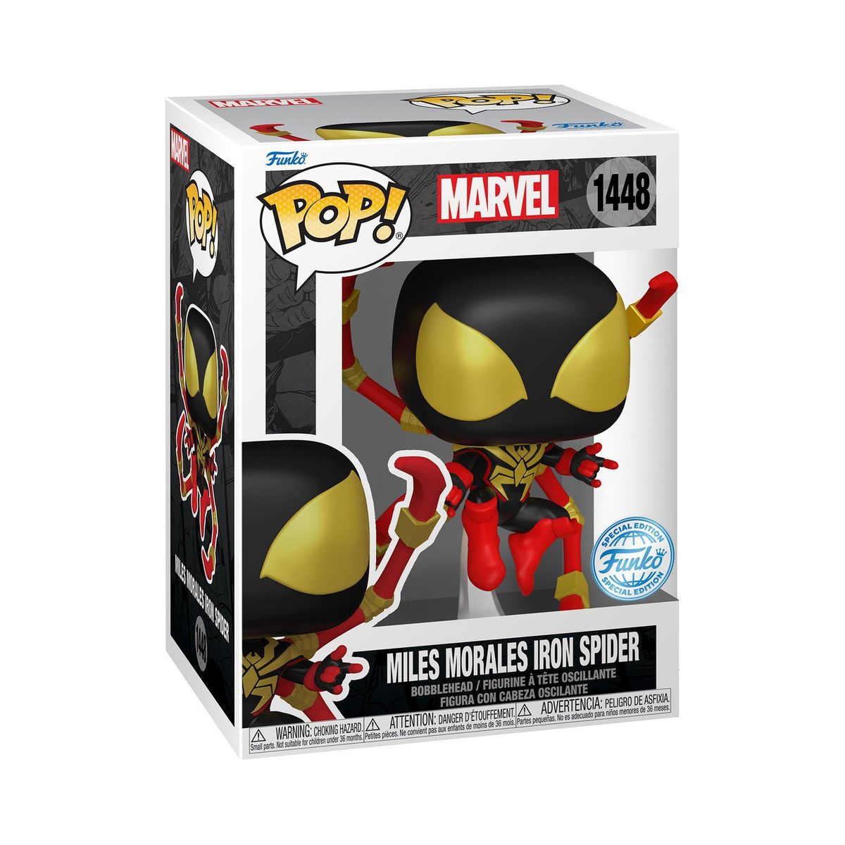 FUNKO - Funko Pop Miles Morales Iron Spider Marvel Chase - 1448