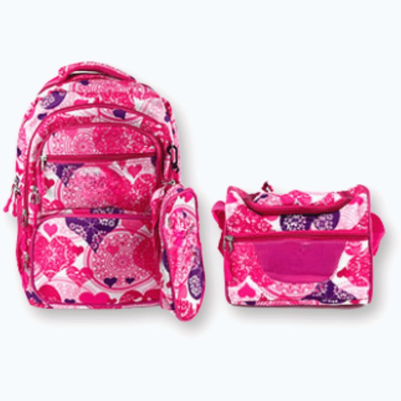UTILISIMO - Pack Mochila Lonchera Y Estuche 45CM Juvenil Y Escolar