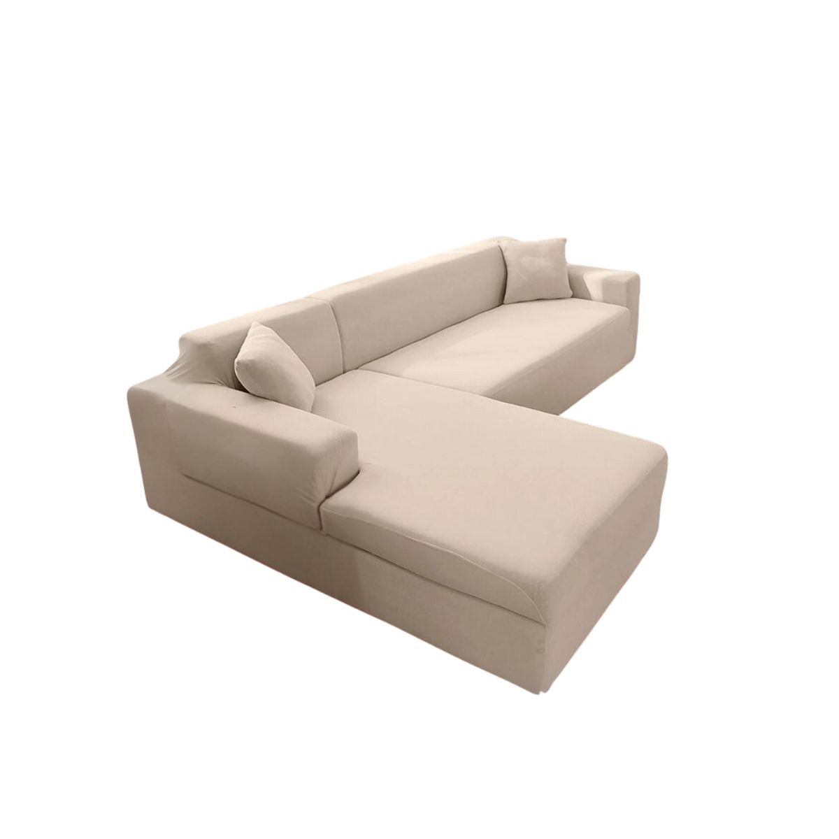 GENERICO - Fundas Cubre Sillon Tipo L 4 +4 Cuerpos Elasticadas Ajustables