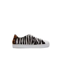 GIANI DAFIRENZE - Zapatilla Mujer De Cuero Roques Zebra C3