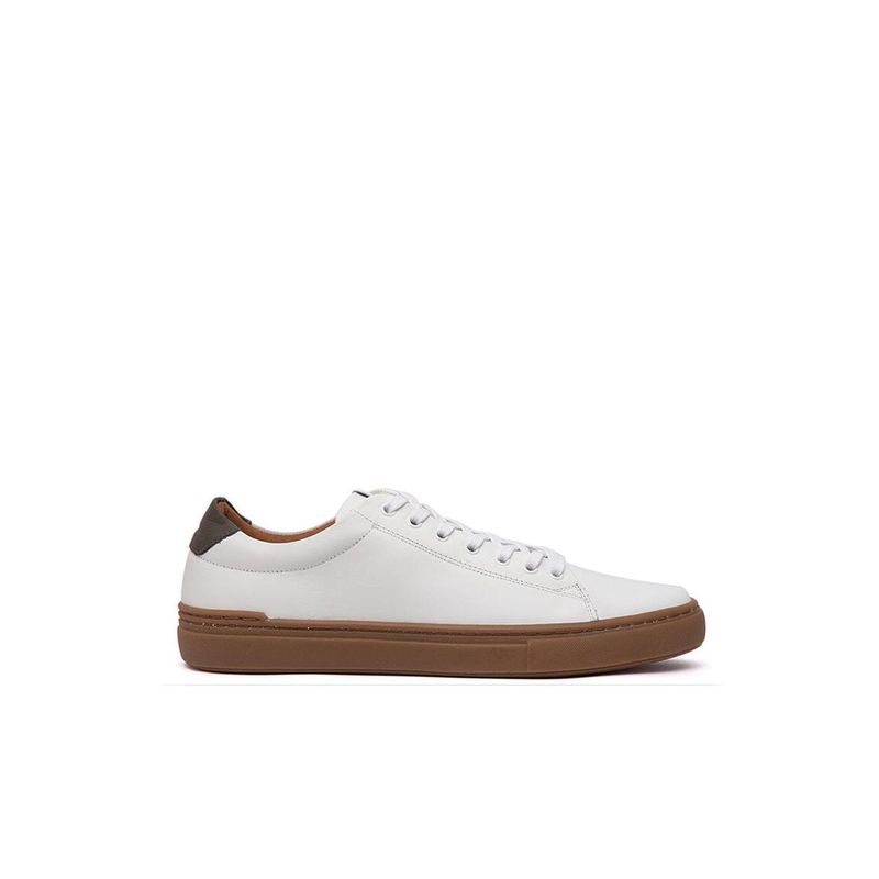 GIANI DAFIRENZE - Zapatilla Hombre De Cuero Lilo Blanco C3
