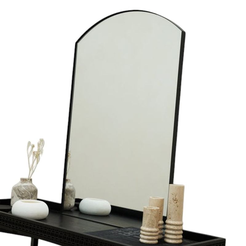 GENERICO - Espejo diseño moderno minimalista con marco de fierro 90x60cm