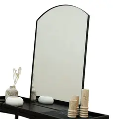GENERICO - Espejo diseño moderno minimalista con marco de fierro 90x60cm