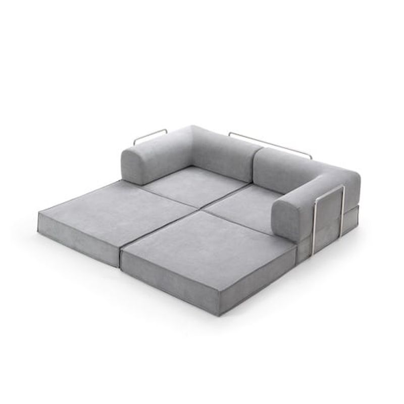 UNICO DISEÑO - Sofa Bedy Gris Unico Diseño.