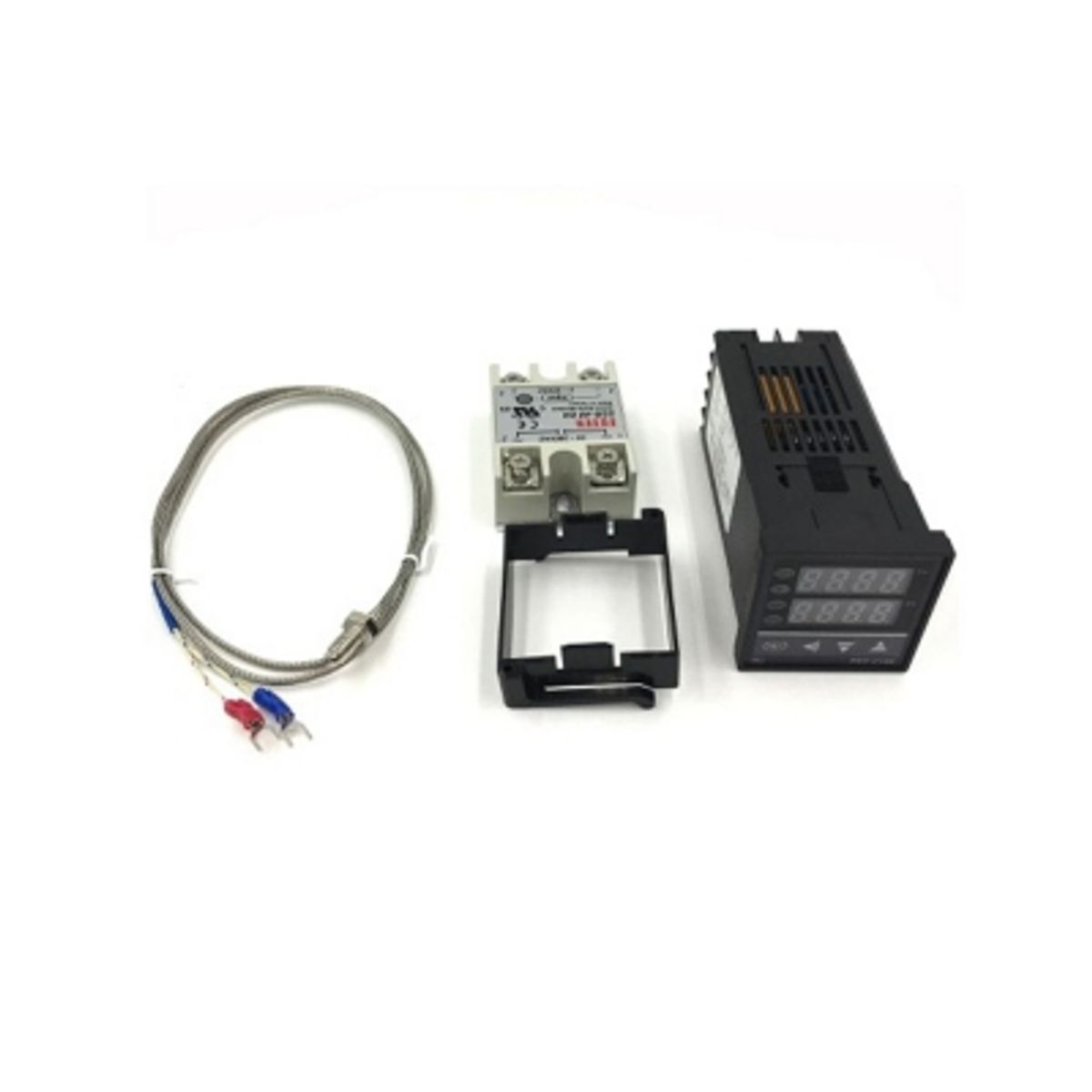 GENERICO - Termostato Control Temperatura Digital Lcd Pid Rex-c100 + K