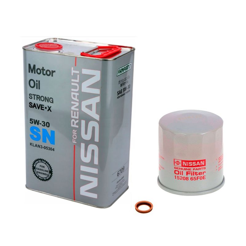 NISSAN - Cambio De Aceite 5w30 Nissan Sentra B17 Filtro y Golilla
