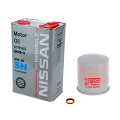NISSAN - Cambio De Aceite 5w30 Sentra B17 Filtro y Golilla